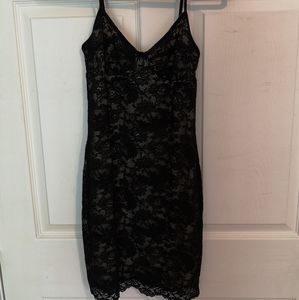 Wilfred black lace dress